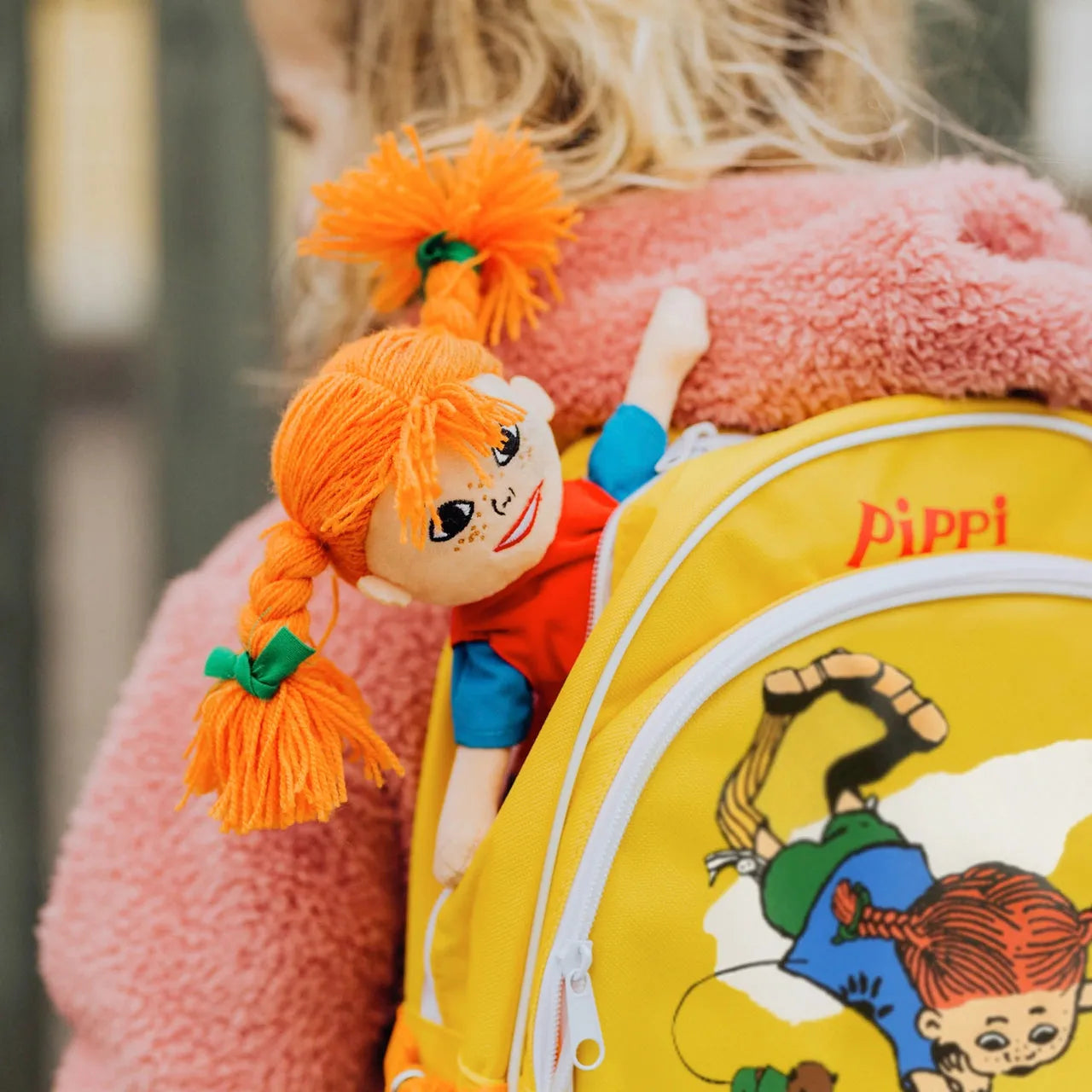 Pippi Ryggsekk Gul - Lekeproffen.no