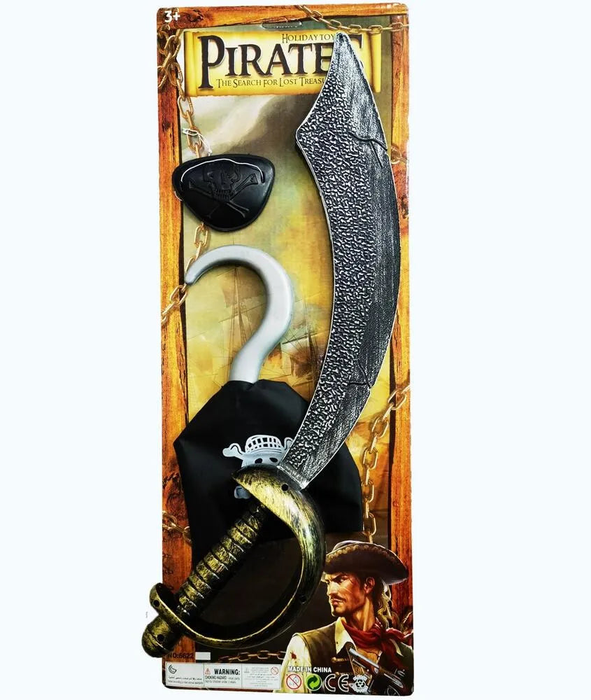 Pirat - Sverd M/Krok Og Øyelapp - Lekeproffen.no