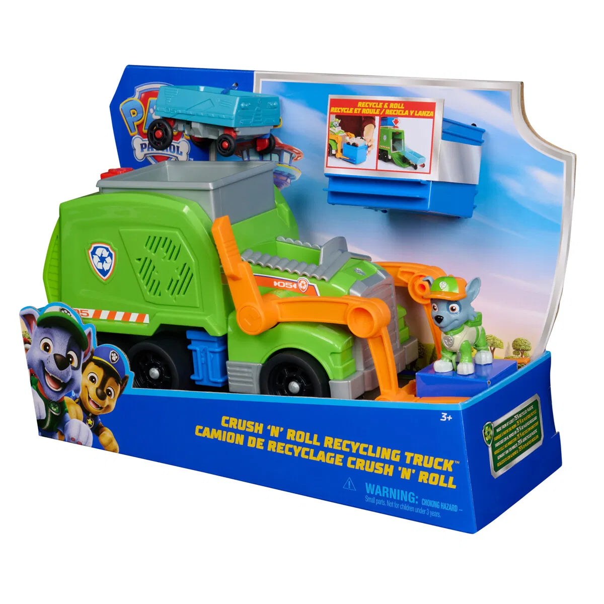 Paw Patrol Rocky Crush N' Roll Recycling Truck