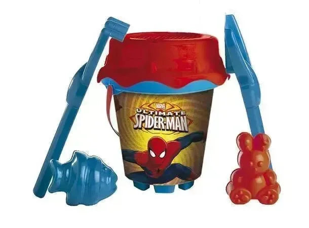 Spiderman Bøtte M/Spade, Sil, Rive, Former - Lekeproffen.no