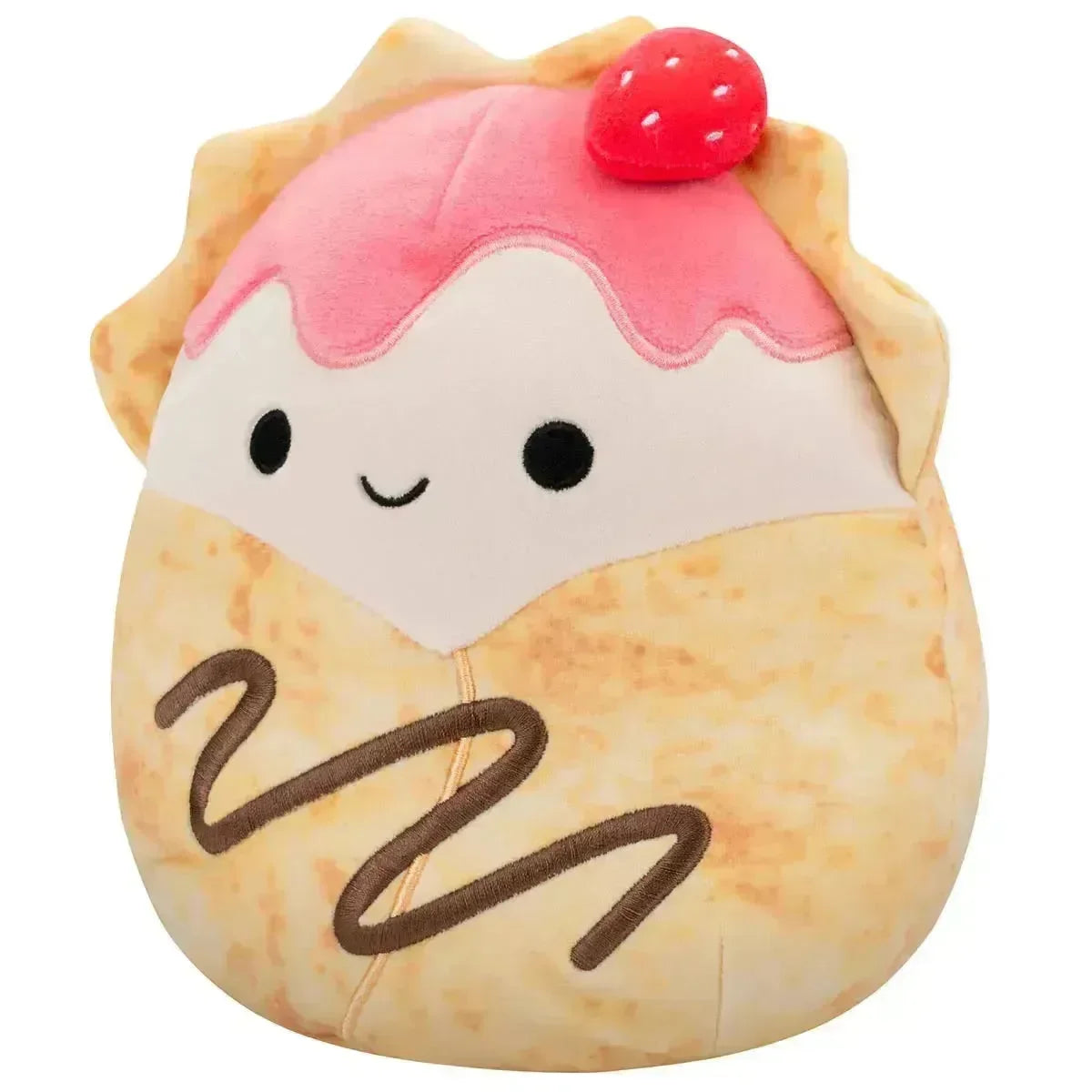 Squishmallows Gasten The Strawberry Crepe - 19 cm - Lekeproffen.no