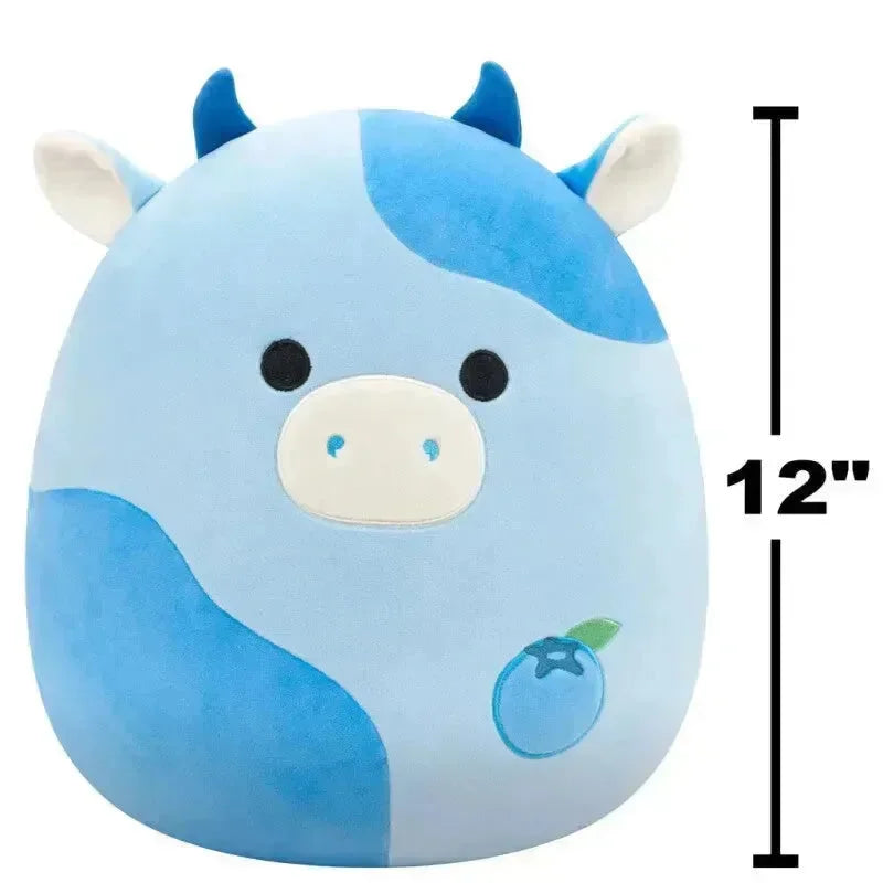 Squishmallows Rutanya Blueberry Cow - 30 cm - Lekeproffen.no