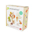 Tender Leaf Toys Stacking Garden Friends – treleker for barn fra 18 måneder, med dyr og planter