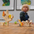 Treleker med snegl, rev og hund fra Tender Leaf Toys – naturlige barneleker for kreativ lek