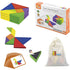VIGA Magnetisk Tangram – Kreativ lek med former og farger